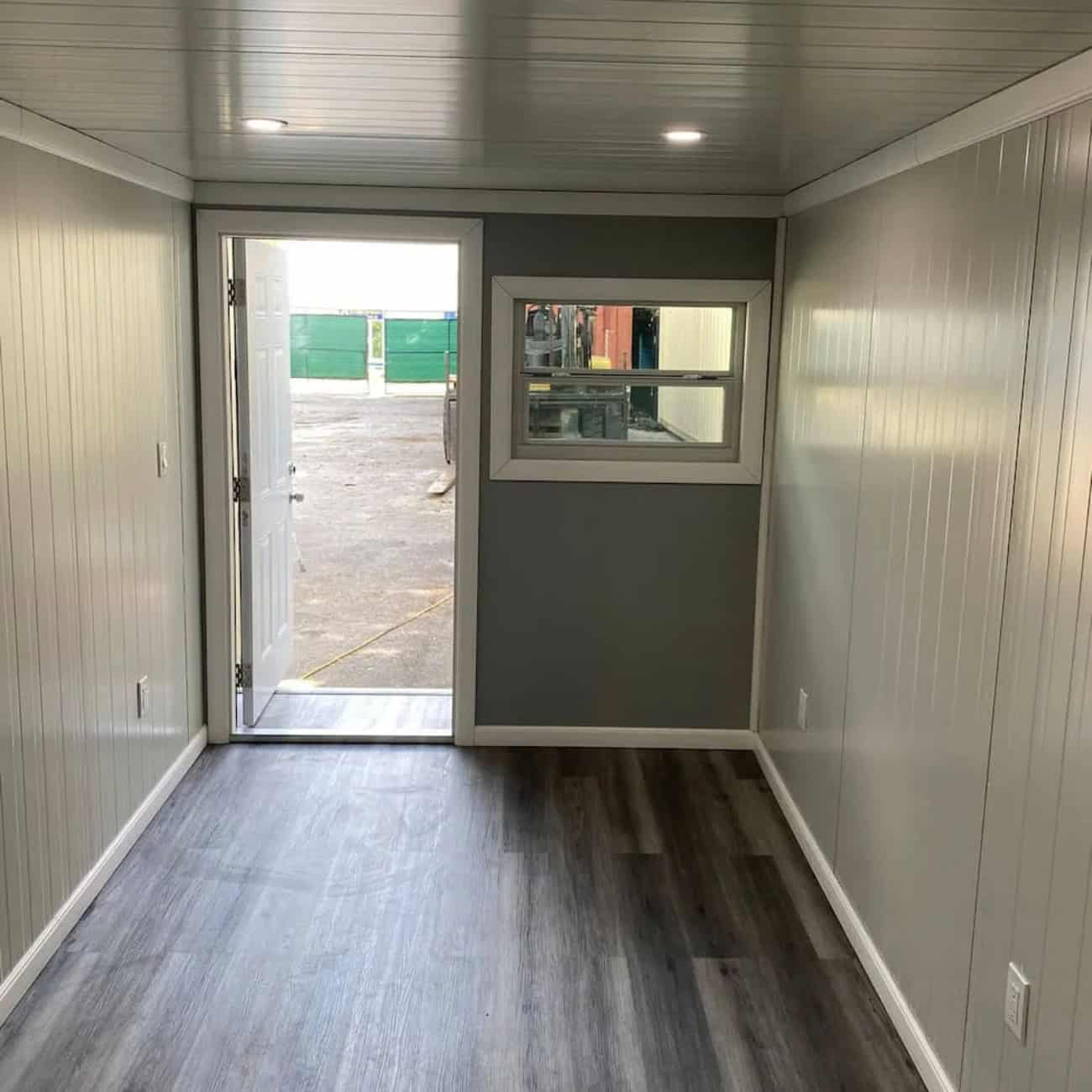 inside of an office container